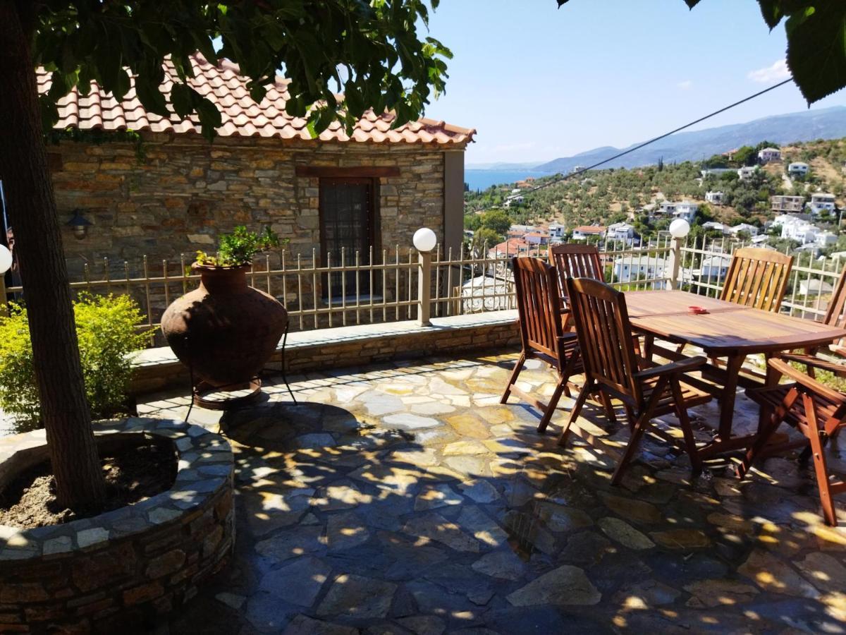¨Με Θέα Το Ηλιοβασίλεμα¨ Villa Áfissos Eksteriør bilde