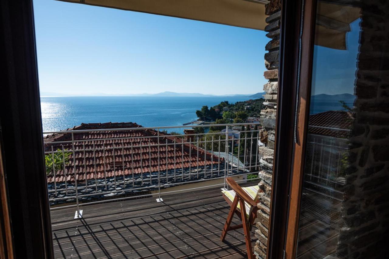 ¨Με Θέα Το Ηλιοβασίλεμα¨ Villa Áfissos Eksteriør bilde