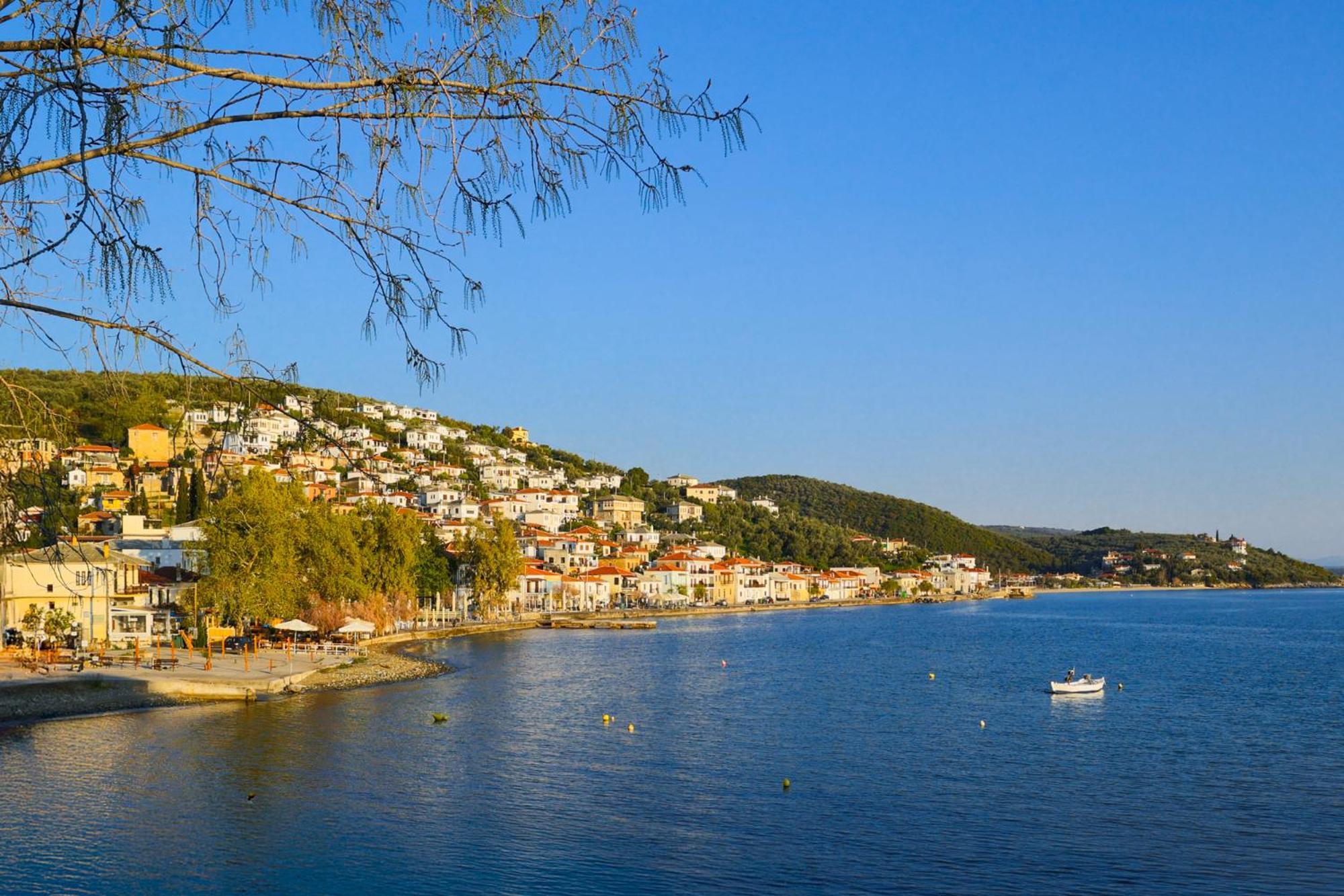 ¨Με Θέα Το Ηλιοβασίλεμα¨ Villa Áfissos Eksteriør bilde